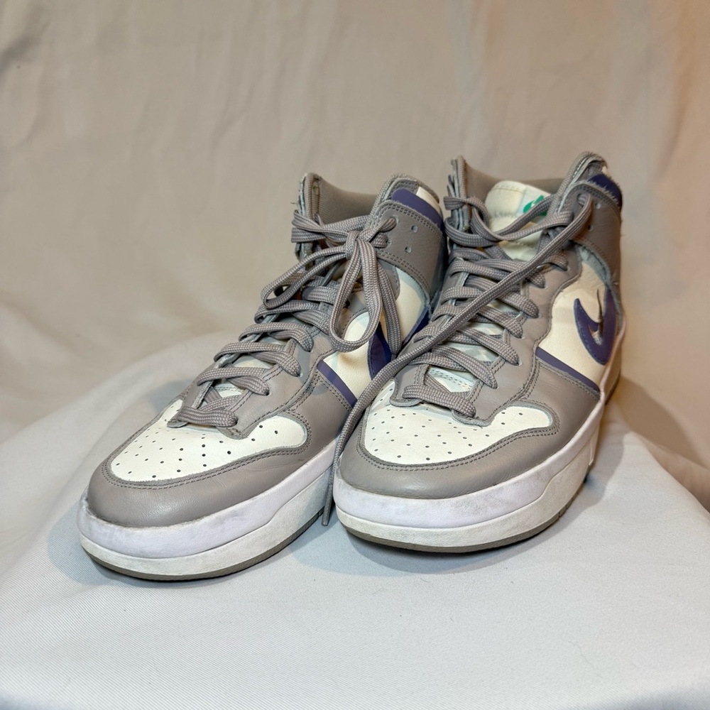 Nike Dunk High Up Grey Purple DH3718-001 Women's Size 11 - Picture 3 of 7